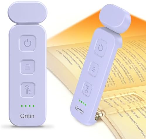 Gritin Reading Light, Rechargeable Book Light for Reading in Bed