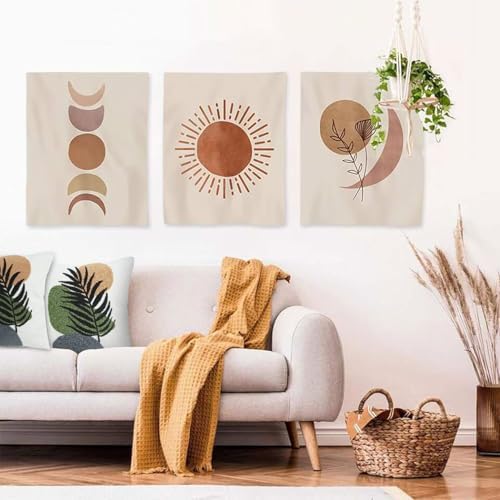 JASEN Abstract Boho Pillow Covers 18x18,Soft Mid Century Palm Fronds Decorative Throw Pillows for Couch Bed Sofa Bedroom（Only 1 Pillow Cover）