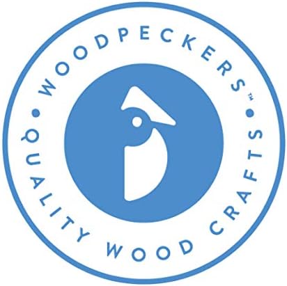 3-inch Mini Wooden Candlesticks with 1/2 inch Hole, Set of 25, for Craft Pedestals or Candle Holders, by Woodpeckers