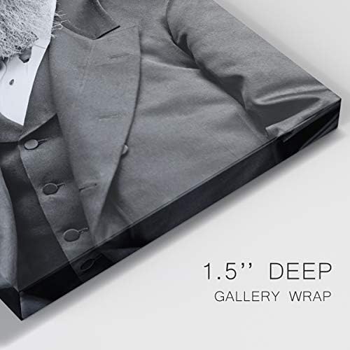 Renditions Gallery Rutherford B. Hayes Presidental Portrait Wall Art, Premium Gallery Wrapped Canvas Decor, Ready to Hang, 48 in H x 32 in W, Made in America Print