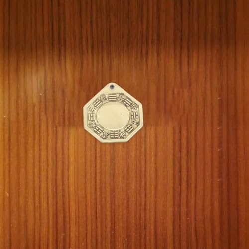 Zerodeko Traditional Chinese Copper Bagua Mirror 1.96 Inch Convex Feng Shui Wall Hanging for Home Decoration and Spiritual Protection Set of 4