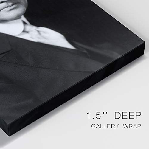 Renditions Gallery Herbert Hoover Presidental Portrait Wall Art, Premium Gallery Wrapped Canvas Decor, Ready to Hang, 60 in H x 40 in W, Made in America Print