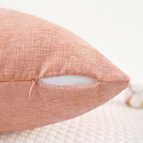 CaliTime Decorative Couch Throw Pillow Covers 26 X 26 Inches Dusty Pink