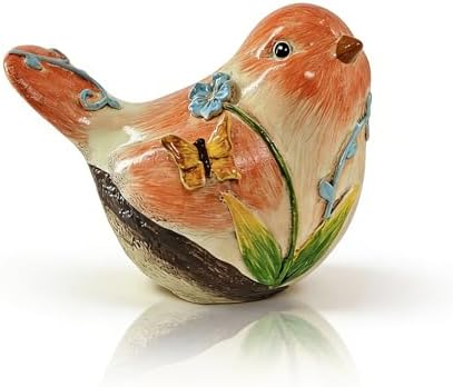 Bird Figurines for Shelf Decor, Resin Animal Figurines for Home