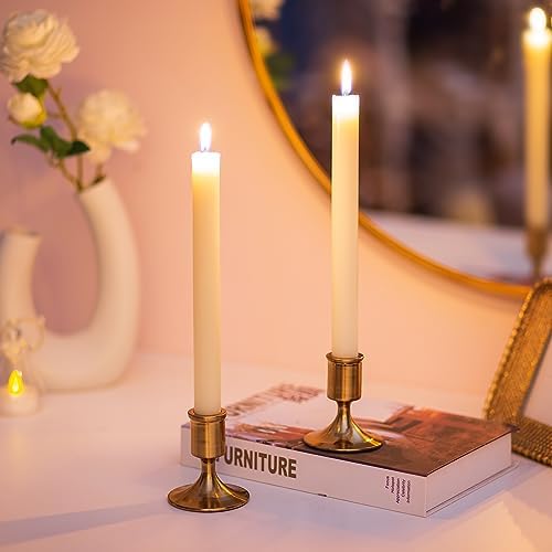 Sziqiqi Gold Candlestick Candle Holders Set of 2
