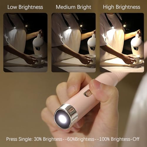 Neck Reading Light – Rechargeable Book Light with 3 Color & Brightness Modes, Flexible Hands-Free Neck Lamp for Reading in Bed, Knitting, Camping, Repair