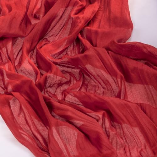 3 Pack Red Cheesecloth Table Runner 10ft Boho Gauze Annniversary Decor