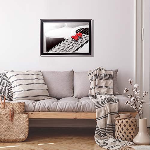 Touching Your Heart Framed Arts Gift Couple's Names and the Date Gift for Anniversary,Valentine's day,Wedding With Different Frame Styles Framed Size:27 5/8 x 19 5/8 inches