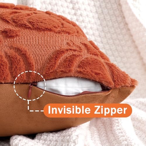Coddsmz Fall Pumpkin Throw Pillow Covers 18x18 Inches 2PCS Halloween Decor