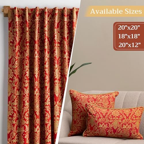 Maison d' Hermine Throw Pillow Covers 100% Cotton (18" x 18" - Pack of 1)
