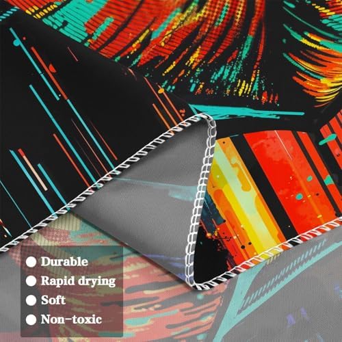 Neasow Hippie Vintage Lips Tapestry, Aesthetic Grunge Decor, Abstract Unique Wall Hanging for Bedroom Dorm Living Room, 60x80 inches