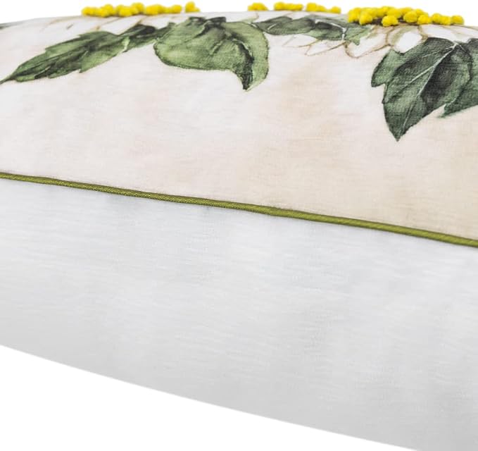 OiseauVoler Daisy Flower Throw Pillow Covers Decorative Lumbar Pillowcases Floral Cushion Covers Cases for Sofa Couch Bed Farmhouse Home Decor 14x28 Inch
