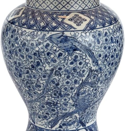 Shonna Garden Bird 27" Tall Table Lamp Blue White Porcelain Traditional