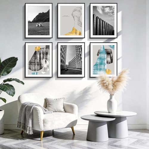Golden State Art 14x18 Black Aluminum Frame, Real Glass, Mat Fits 12x16