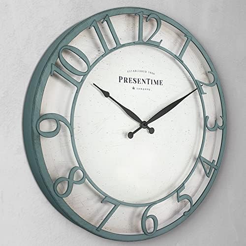 Presentime 21" Farmhouse Series Wall Clock