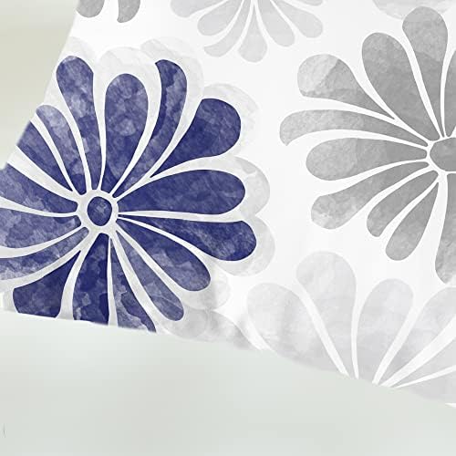 CaliTime Decorative Couch Throw Pillow Covers, 20 X 12 Inches, Navy Blue