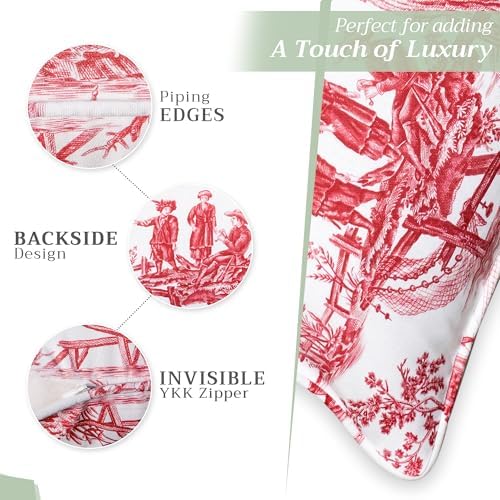 Maison d' Hermine Throw Pillow Covers 100% Cotton (20" x 20" - Pack of 1)