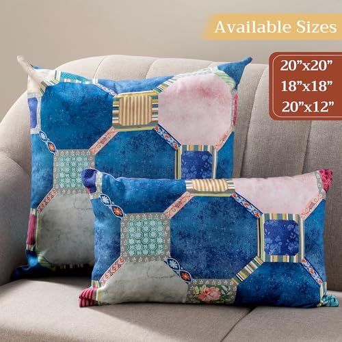 Maison d' Hermine Throw Pillow Covers 100% Cotton (18" x 18" - Pack of 1)