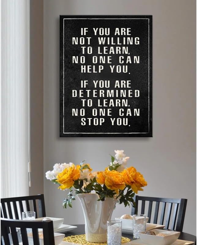 Ploceiny Inspirational Office wall art Motivational posters for home decor Positive Quotes wall prints Encouragement Gifts Positive Sayings for preppy wall decor 16”X24”. A-407