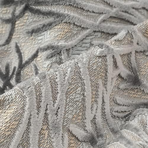 Yangest Dark Grey Twigs Throw Pillow Cover Branches Velvet Cushion Case Neutral Pillowcase for Sofa Couch Bedroom Living Room Home Decor,18x18 Inch