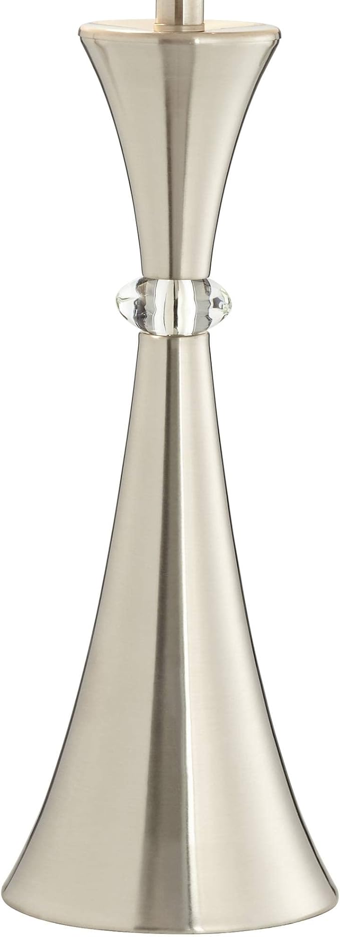 Rachel 28" Tall Table Lamps Set of 2 Silver Column Pull Chain Modern