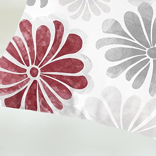 CaliTime Decorative Couch Throw Pillow Covers, 16 X 16 Inches, Burgundy