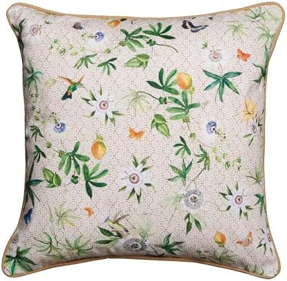 Maison d' Hermine Throw Pillow Covers 100% Cotton (18" x 18" - Pack of 1)