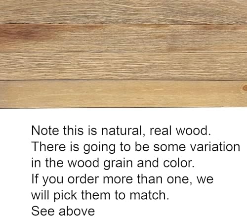 joelsantiques 36 inch Wooden Floating Shelves for Wall - 36x6x2 in, High End Solid Natural Wood, Heavy Duty Bracket, Wall Mounted for Bathroom, Living Room, Bedroom, Office Floating Storage - Beige