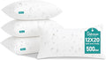 Oubonun 12x20 Waterproof Outdoor Lumbar Pillow Inserts – Pack of 4 Firm & Fluffy, Water Resistant Throw Pillows for Patio, Garden, Porch, or Indoor Decorative