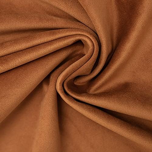 Burnt Orange Decorative Velvet Throw Pillow Covers 14x14 inch Set of 2 with Zipper Luxury Soft Solid Square Cushion Covers Case for Sofa Couch Bed Living Room