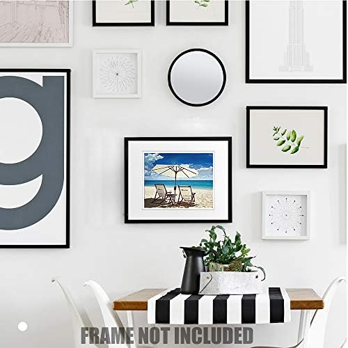 A&T ARTWORK Forever Love Personalized Photo Prints Gift Couple's Names and the Special Date Gift for Anniversary,Valentine's day,Wedding 14x11 inches & D-Mats UNFRAMED