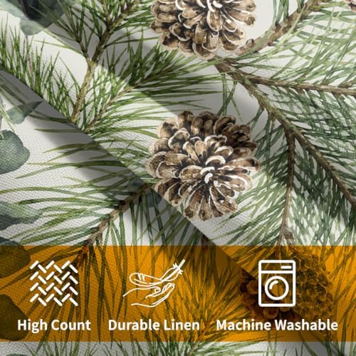 Winter Floral Pillow Covers 18x18 Inch 2Pcs