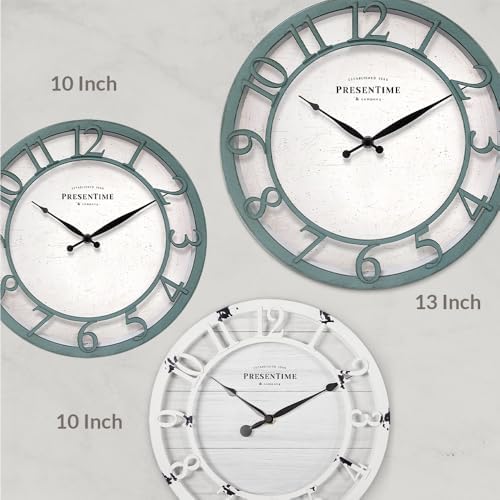 Presentime 13" Farmhouse Series Wall Clock