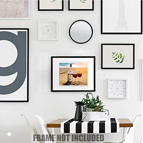 Taste Love Photo Prints Artwork with Couple's Names and Date on,Perfect Love Gift for Anniversary,Wedding,Birthday and Holidays.14x11 inches D-Mats UNFRAMED