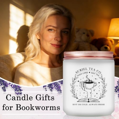 Maybeone Acotar Merch, Gift for Book Lovers, Readers, Acotar Merchandise for Bookworm Librarian - 7 Oz Bookish Candle