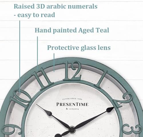Presentime 10" Farmhouse Series Wall Clock