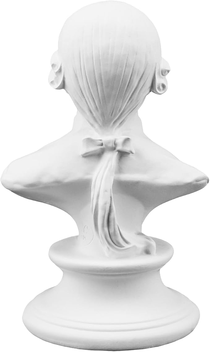 6" Mozart Bust Sculpture, Classic Resin Bust Sculpture Figurine