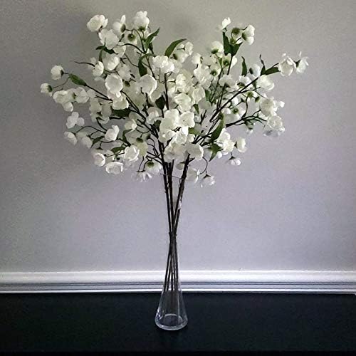 WGV Maria Bud Vase Bulk, Width 2", Height 10", Clear Slant Cut Opening Gathering Concaved Glass Floral Container Centerpiece for Wedding Party Event Home Office Decor, 24 Pieces