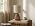 Boho Table Lamp with Linen Drum Shade, 14.17” Bedside Lamp with E26 Rattan Base for Living Room, Bedroom, Office – Natural Woven Style Accent Light, Bulb Not Included