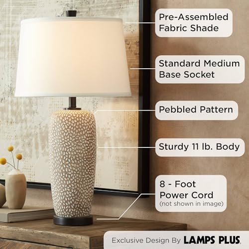 360 Lighting Anna 27 1/4" Tall Table Lamps Set of 2 Coastal Modern