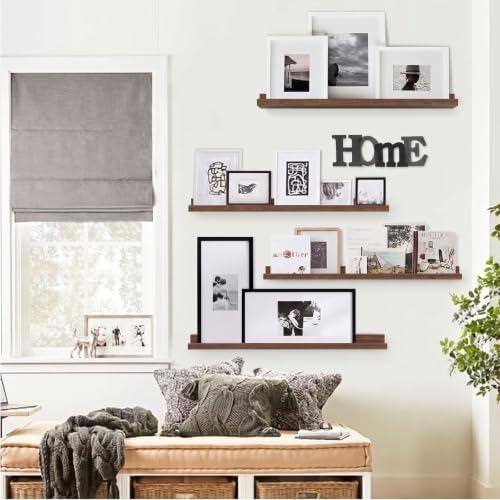 Forbena 36 Inch Picture Ledge Shelf, Floating Nursery Shelves for Wall