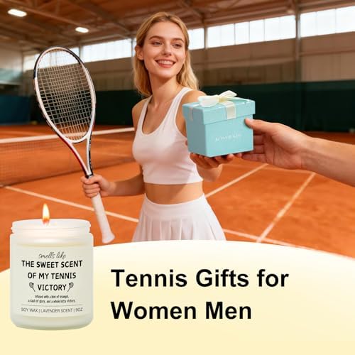 Tennis Gifts for Women Men, Sports Themed Accessories Gift for Tennis Lover