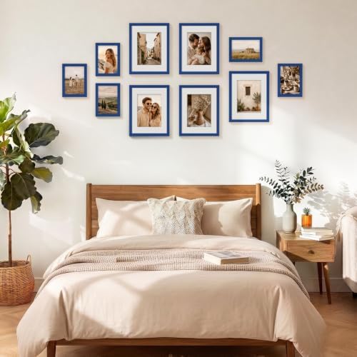 Vittanly 8.5x11 Picture Frames Set of 5, Certificate Frame, Royal Blue