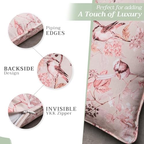 Maison d' Hermine Throw Pillow Covers 100% Cotton (20" x 20" - Pack of 1)