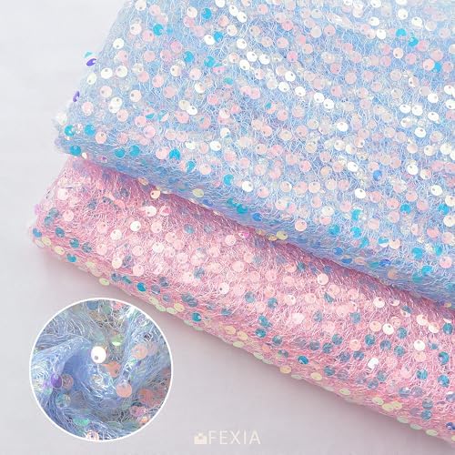 FEXIA Blue Table Runner 12x72 Inches Table Decoration for Wedding Party