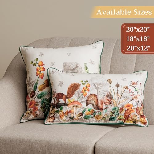 Maison d' Hermine Throw Pillow Covers 100% Cotton (12" x 20" - Pack of 1)
