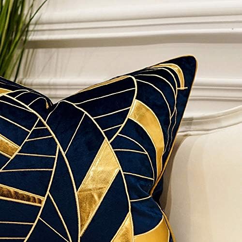 Avigers Throw Pillow Cover 20 x 20 Inch, Blue, Velvet, Hidden Zipper