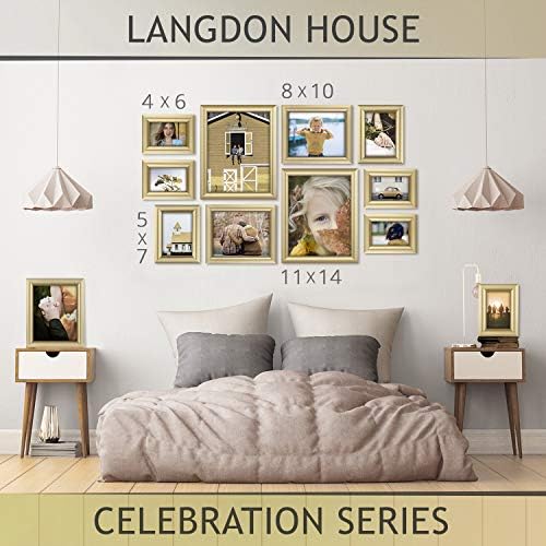 Langdon House 8x10 Picture Frames - Gold, 3 Pack - Celebration Collection