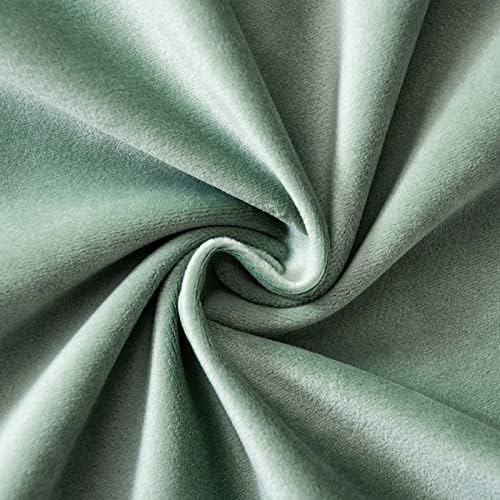 JUSPURBET Decorative Pillow Covers Set of 2 Velvet Throw Pillow Covers for Couch Sofa Bed Soft Euro Cushion Covers Cases with Hidden Zipper for Living Room Home Decor 28x28 inch,Sage