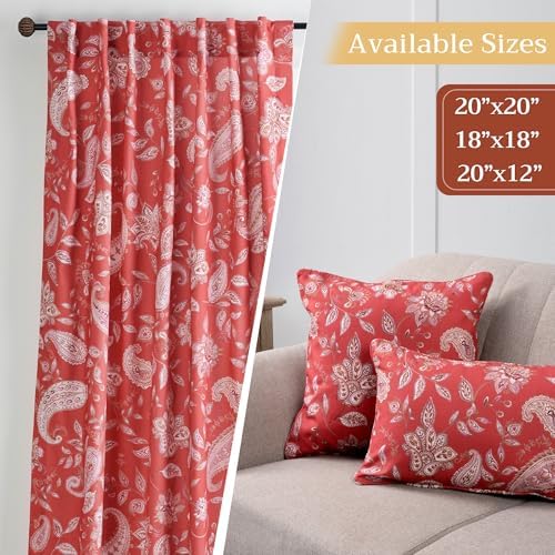 Maison d' Hermine Throw Pillow Covers 100% Cotton (12" x 20" - Pack of 1)